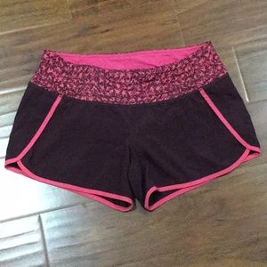 Lululemon speed shorts.